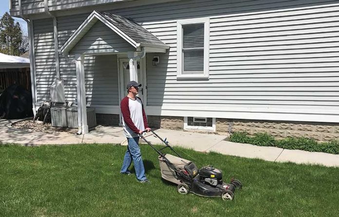 lawn-mowing