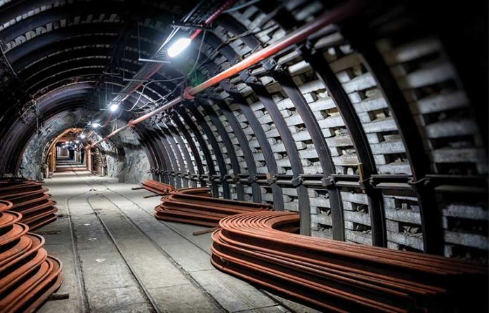 mine underground