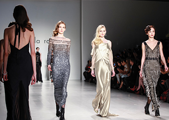 models on runway