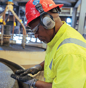 Mosaic worker