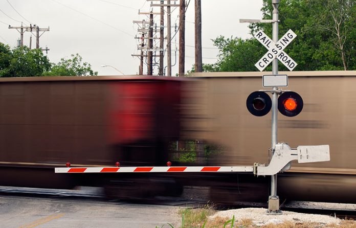 moving freight train