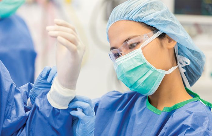 nurse with mask