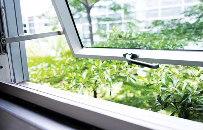 office window