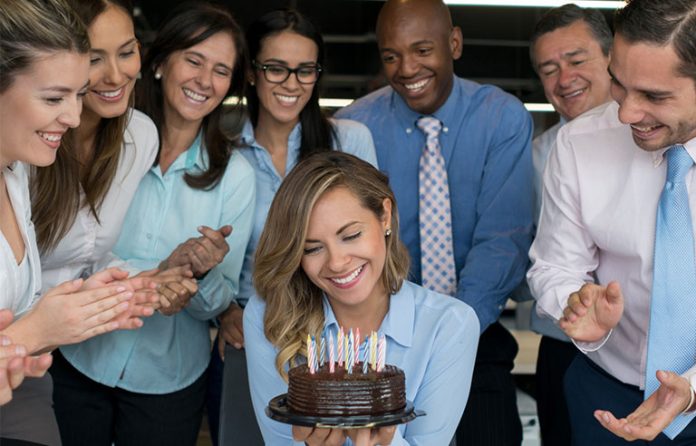 office worker-party