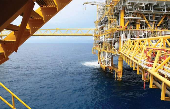 off shore construction platform