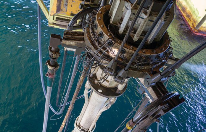 oil rig platform riser