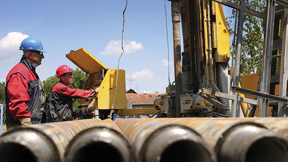 oil workers
