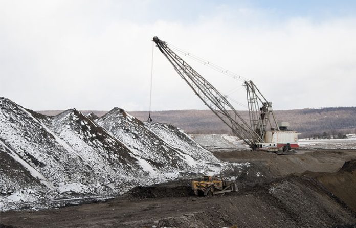 open mine