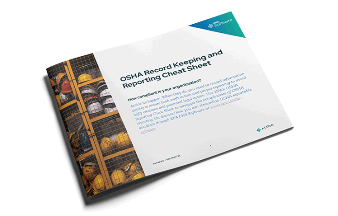 OSHA recordkeeping white paper