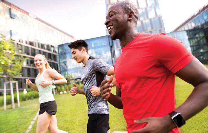 people running