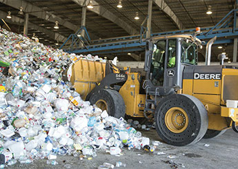 Recycling workers