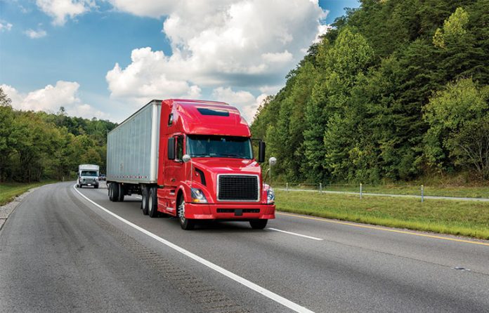 red semi