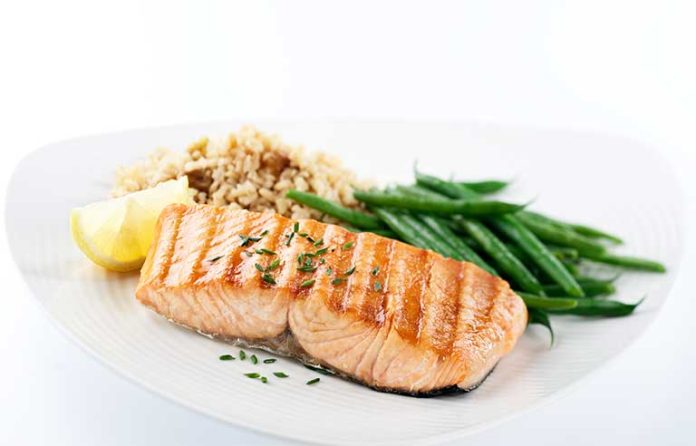 salmon dinner