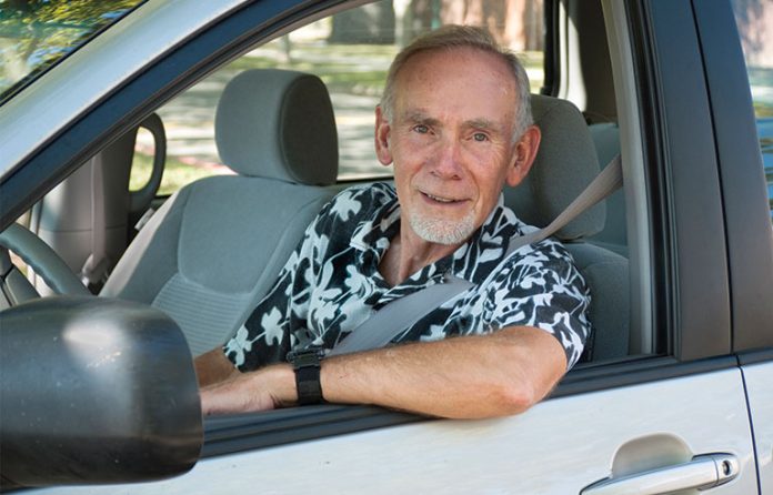 senior male driver