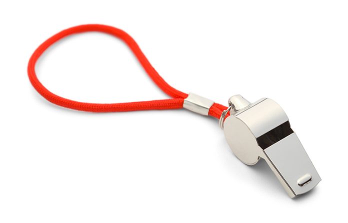 Whistle red string