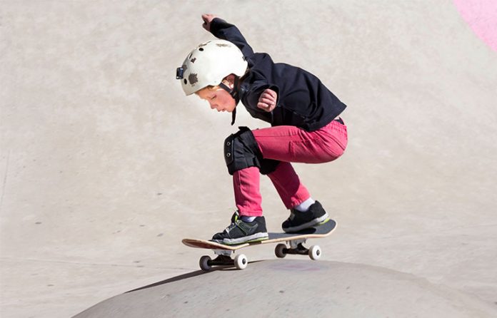 skateboarding