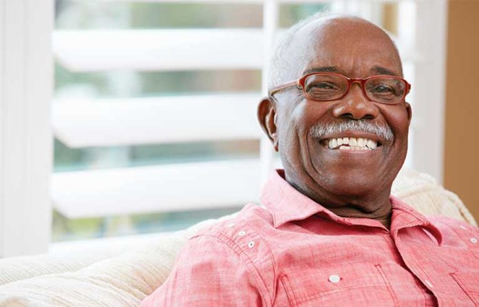 smiling male senior citizen