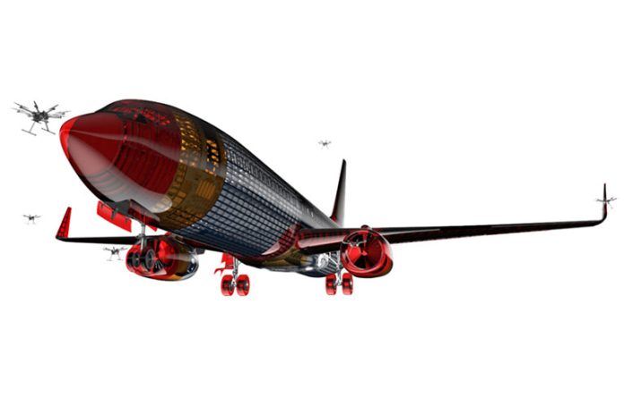 test aircraft model