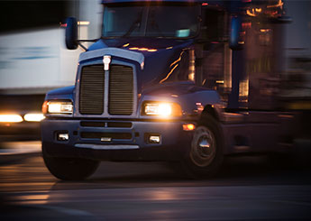 truck at night