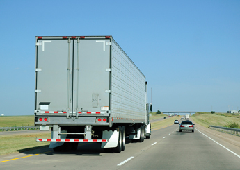 truck on highway