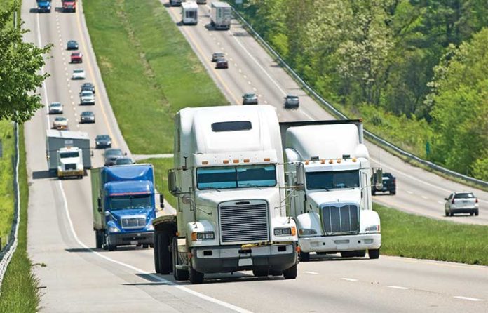 trucks-on-highway