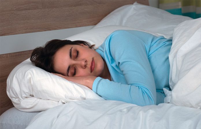 woman sleeping