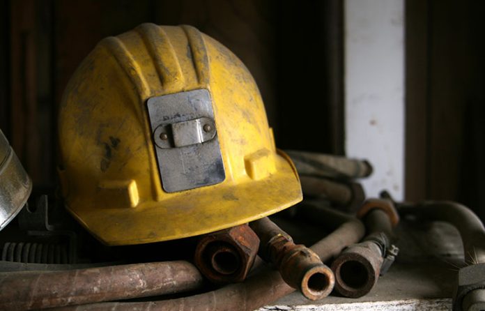 yellow helmet