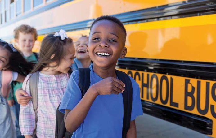 side of school bus