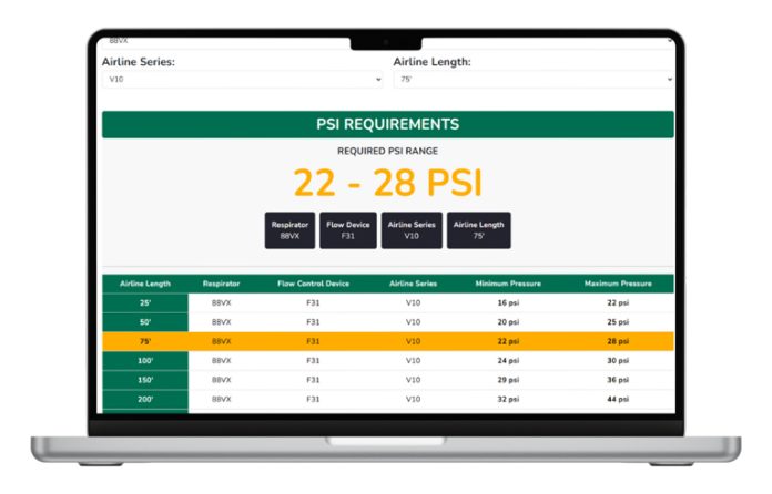 Bullard Pressure Table tool