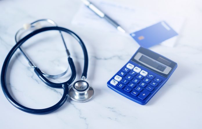Medical costs concept
