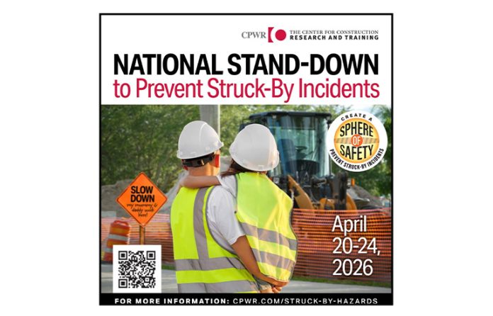 National Stand-Down to Prevent Struck-by Incidents save the date