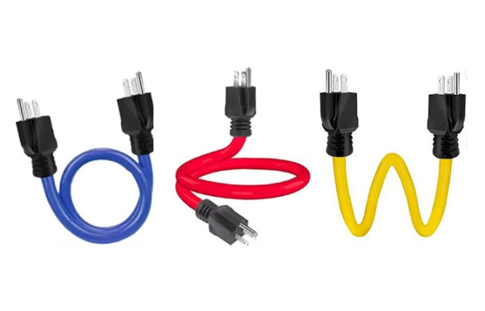Male to male extension cords