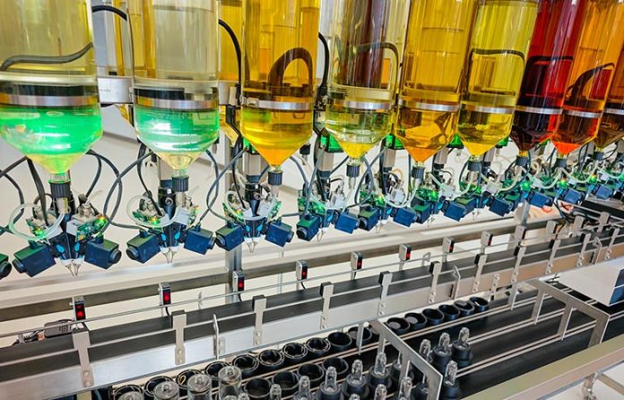 Perfume fragrance manufacturing factory