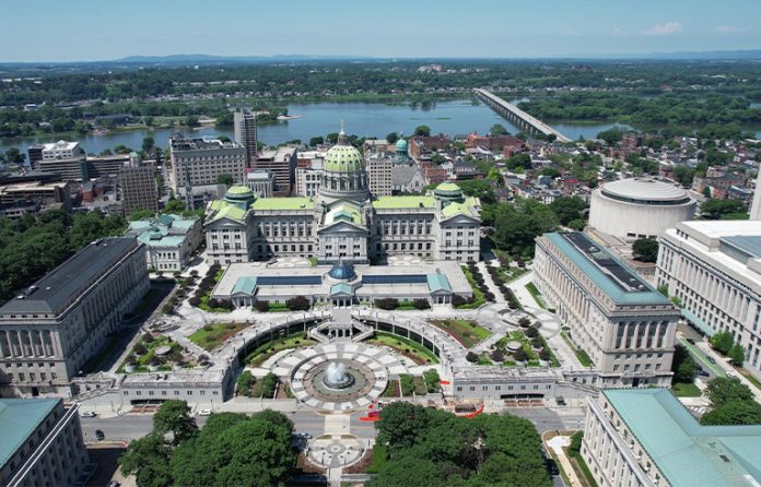 Pennsylvania state capitol building